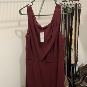 Wine white house black market dress size 12